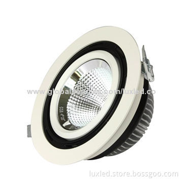 30W COB LED Downlight with 85-265V AC Input Voltage, 25 Degrees Beam Angle
